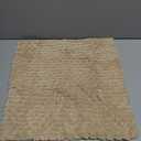 MIULEE Pack of 1 Decorative Throw Pillow Covers 18x18 Inch Soft Boho Striped Textured Corduroy Pillow Covers Modern Farmhouse Home Decor for Couch Bed Sofa Living Room Neutral Tan