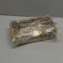 2Pcs Napkin Holder for Bathroom, Wicker Counter Rectangular Bathroom Napkin Holder for Ktichens, Woven Hand Towel Basket Tray for Home, Kitchen, Hotel, Farmhouse