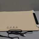 Food Warming Mat Electric Tray: Adjustable Silicone Heating Pad with 3 Temperature Settings 4 Timer Function Portable Roll Up Hot Plate for Buffets Party Gatherings Kitchen Warmer Countertop Holiday (24 X 16 inch, Cream)