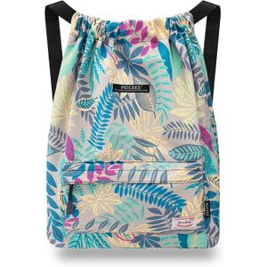 Peicees Waterproof Drawstring Sport Bag Lightweight Sackpack Backpack for Men and Women | Waterproof, Drawstring, Lightweight