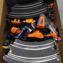 Slot Car Race Track Sets for Boys, Race Car Track with 2 High-Speed Slot Cars, Battery or Electric Car Track, Dual Racing Game Lap Counter Track Sets, Toys Gifts for Boys Girls Ages 4 5 6 7 8-12