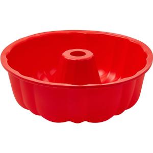 SOV Silicone Cake Pan, Silicone Cake Molds, Bakeware Non Stick 10 inch Pan for Jello,Gelatin,cake, Silicone Baking Molds for Cakes, Round Baking Pan (1 Pack)