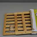 Oceanstar 2 Tier Bamboo Shoe Rack, Brown