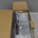 Wisfame Shower Caddy Black,40cm Adhesive Shower Shelve with Large Capacity, Quick-Dry Metal Bathroom Shelves with 8 Hooks, 2 Pack Drill-Free Rustproof Durable Shower Organizers Rack