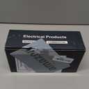 ELECTECK 5 Pack GFCI Outlets 15 Amp, Non-Tamper Resistant, Decor GFI Receptacles with LED Indicator, Ground Fault Circuit Interrupter, Wallplate Included, ETL Listed, White