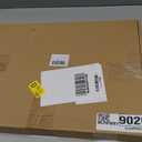 Heesch Hanging Earring Organizer Frame Wall Mounted Jewelry Holder Vintage Rustic Stud Earring Display with Removable Rod and 12 Hooks for Necklaces, Bracelets and Rings (Distressed White)