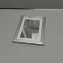 An&He 5x7 Picture Frame, Silver Photo Frame for Tabletop and Wall Display, Minimalist Design, Set of 1