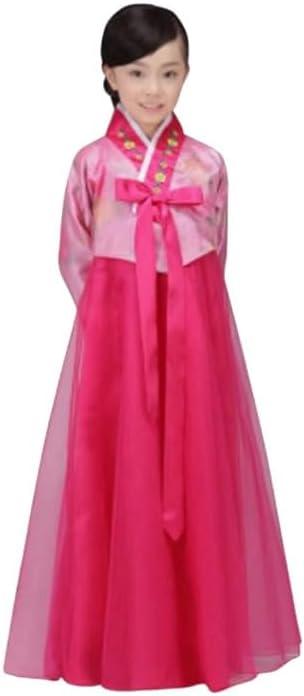 Korean Girls Kids Children Hanbok Costume Dress Outfit Set, Size: 4-5Years(110cm)