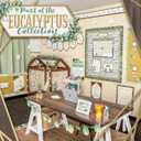 2 x Teacher Created Resources Eucalyptus Green Scalloped Rolled Border Trim - 50ft - Decorate Bulletin Boards, Walls, Desks, Windows, Doors, Lockers, Schools, Classrooms, Homeschool & Offices