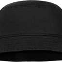 Falari Men Women Unisex Cotton Bucket Hat 100% Cotton Packable for Travel Fishing Hunting Summer Camp Medium
