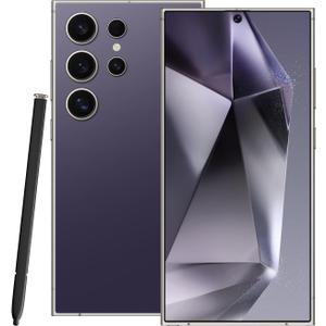 X24 Ultra Unlocked Smartphone, 8GB+256GB Fully Unlocked Cell Phone for Android 13, 6.8" Unlocked Android Cell Phone, Long Battery Life 6800mAh, 108MP Camera, Dual SIM Capability, 5G Phone(Deep Violet)