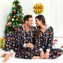 Frawirshau Christmas Onesie Pajamas For Family Couples Onesie Pajamas For Women Onesies Size 2XL