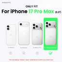 ORNARTO Vortuxe for iPhone 17 Pro Max Case 6.9" | 2X MIL-STD Protection | Camera Button Control | Compatible with MagSafe | Sleek Aesthetic Liquid Silicone Phone Cover | Matcha