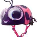 Raskullz Raskullz 3D Character Child and Toddler Bike Helmets (Toddler (48-52 cm), Googly Eye Ladybug)