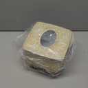 Creative Scents Victoria Tissue Box Cover Square  Beige Tissue Holder for Bathroom - Decorative Tissue Box Holder with Durable Bottom Slider - Boho Bathroom Decor