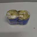 WILLBOND 2 Rolls Christmas Velvet Ribbon Wired Edge Trim Wrapping Fabric Ribbon for Gift Wrapping Bow Making and DIY Crafts Garland Wreath Tree Topper Decor(2.5 Inch X 6 Yards, Navy Blue)