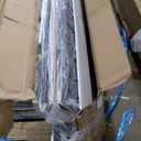 COMHOMA Queen Size Platform Bed Frame with LED Lights and Charging Station, Storage Headboard and Footboard Drawers, No Box Spring Needed, Rustic Wood Look (Vintage Brown and Grey)