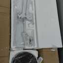 Neatfi Ultra 3,500 Lumen LED Desk Lamp, Color Correlated Temperature, 3 Light Modes, Dimmable, 45W, 26 Inch Wide Metal Shade, 540 SMD LEDs (CCT with Base, White)