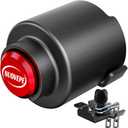 Trailer Lock Fits 2 5/16 Inch Couplers, Secures Safety Chains Anti-Theft Ball Hitch Lock, Pry-Resistant & Heavy-Duty Trailer Hitch Locks for RV | Cargo | Camper | Dump Trailer (Red)