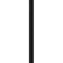 Vrisa Drink Table for Small Spaces Round Pedestal Small Modern Martini End Table Accent Side Table for Living Room, Bedroom, Sofa Couch Chair, Black