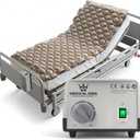 Alternating Air Pressure Mattress Pad with Electric Quiet Pump System for Hospital, Home Use, 80” L x 36” W