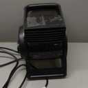 Lasko Portable Utility Fan, 12” 289 CFM Pivoting High Velocity Air Mover Blower Fan, 3 Speeds, 2 Accessory Outlets 120V, Black, U12104