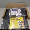 Maxsa 37358-2PK Park Right 21" x 11" x 2" Parking Mat, Black