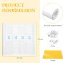 Anti Cat Scratch Furniture Protector, Extra Large Size 157x17.5 Inch Transparent PVC Couch Protector from Cat Claws, Heavy Duty, Easy to Apply Protect Sofa Corners, Doors, Walls