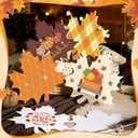 Humyoun 30 Pack Thanksgiving Diamond Painting Greeting Cards with Envelope Fall Maple Diamond Art Cards Bulk DIY Postcard 5d Round Drill Thanksgiving Art Craft for Adults Beginner