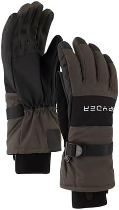 Spyder Mens Insulated Winter Ski Gloves, XL
