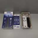 Oral-B Rechargeable Electric Toothbrush, iO2 Starter Kit, 3 Cleaning Modes, Automatic Pressure Sensor to Protect Gums, 2 Brush Heads, Night Black