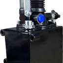 Hydraulics Single Acting Hydraulic Hand Pump with 2 QTs Tank 4350 PSI,45 cc Single Acting Hydraulic Pump – Portable Hydraulic Power for System Testing, Emergencies