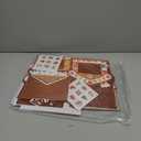 48 Sets Christmas Photo Cards with Envelopes Stickers Christmas Cards with 4 x 6 Photo Insert Picture Frame Holders for Xmas Holiday Greeting Supplies (Gingerbread House, White)