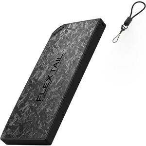 FLEXTAILGEAR 10000mAh Power Bank, Ultra-Lightweight Outdoor Portable Power Bank, Outdoor Travel Fast Charging Waterproof Carbon Fiber, Slim USB-C Power Portable Charger Battery Pack for Phones