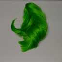 Bob Wig, 12 Inch Short Bob Wig with Bangs,Straight Cosplay Wig,Heat Resistant,Adjustable Straps Wigs for Women Girl with Wig Cap (Kelly Green, 12 Inch)