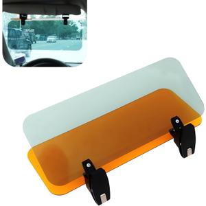 Sun Visor Extender for Car, Day and Night Anti-Glare Driver Goggles, Car Visor Extender Sun Blocker (Yellow)