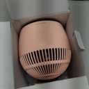 Space Heater,Small Space Heater,1200W Desk Heater for Office,160 Lateral Auto Oscillating,3 Gears Adjustable,PTC Ceramic Heating,Tip-over & Overheat Protection,Fast Heating, Hot And Cold Air Pink