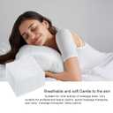 Disposable Pillow Case Covers(Pack of 100),Bulk Pillow Cases for Medical Hospital Travel,Paper Pillow Cases Disposable 21” Width x 30”Length (White)