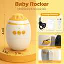 Baby Stroller Rocker, Hands-Free Bassinet Rocker Device with Vibrating Baby Sleep Soothe for Universal Strollers and Cribs