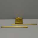 Gold Bathroom Vanity Light Fixtures - 30 inch Rotatable Modern LED Vanity Lights for Bathroom with 3500K Warm White Lighting Brushed Bath Wall Sconce Over Mirror