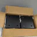6x6 Post Base Brackets4PCS Heavy-Duty Post Bracket Surface Mount for Concrete, Thickened Pergola Brackets, 10,000 lbs Capacity, Black, Hidden Fasteners