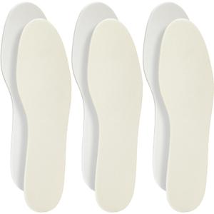 Comfwalk Shoe Filler Insert - Full Length Daily Latex Foam Shoe Inserts, Shoe Insoles for Shoes That are Too Big, 3 Pairs (EU 40, US Women 10 Men 7)
