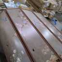 4 Panel Room Divider Screen,Double Faced Blackout Panel Divider Folding Panel Screen Divider for Room Separation,Plums and Birds,67" H x 63" W