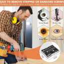 Screw Extractor Set 33 Piece  Easy Out Drill Bits for Stripped Screws, Nuts & Bolts | Gifts for Men, Dad, Husband | Christmas Stocking Stuffers & Handy Tool Kit