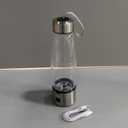 Hydrogen Water Bottle, Upgraded Hydrogen Generator with SPE/PEM Tech,16oz Portable Hydrogen-Rich Water Maker,Fast Hydrogen Production,Rechargeable Health Water Cup for Home Office Travel