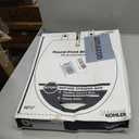 KOHLER K-4775-0 Brevia Round Toilet Seat with Quick-Release Hinges And Quick-Attach Hardware For Easy Clean, White
