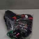 Saodimallsu Womens Valentine's Day Pajama Sets Hearts Print Lounge Set Long Sleeve Sweater and Shorts 2 Piece Outfits Large, Black