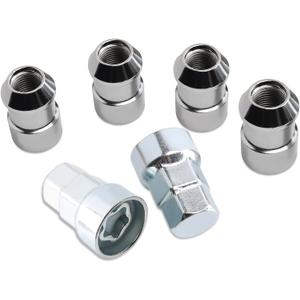 Wheel Lock Lug Nut kit Anti Theft 9/16-18 Thread Size, Compatible with Dakota Durango Ram 1500 2500 3500 & F-250 F-350 E-150 E-250 E-350 E-450 & Chevrolet C20 C30 K20 K30 P20 P30, and Other Models