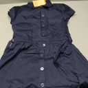 French Toast Girls' Short Sleeve Safari Dress 12