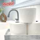 Amazon Brand - Presto! Ultra-Strong 2-Ply Toilet Paper, 24 Mega Rolls = 120 Regular Rolls, 308 Sheets Per Roll, Unscented